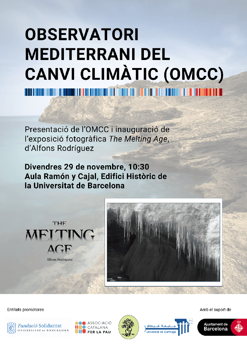 cartell acte presentació observatori mediterrani canvi climàtic